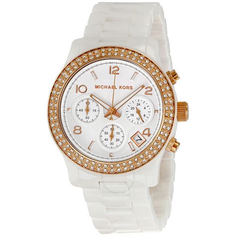 womens ceramic watches michael kors|Michael Kors white ceramic watch.